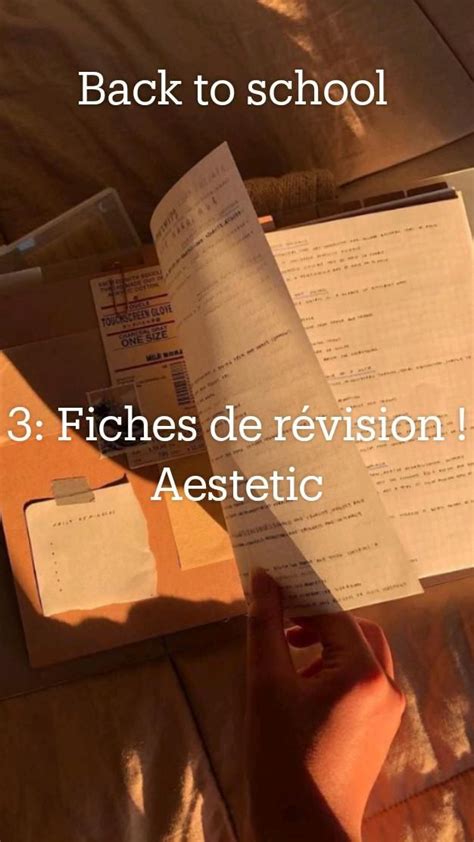 Back to school 3 Fiches de révision Conseils de motivation