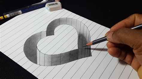 Pencil Drawing Heart Shape - bestpencildrawing