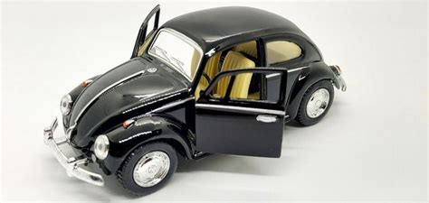 Miniatura Volkswagen Fusca Preto Miniaturas De Carros Rmz City