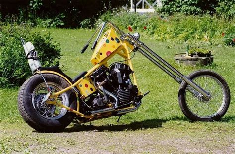 Vintage Chopper Motorcycle