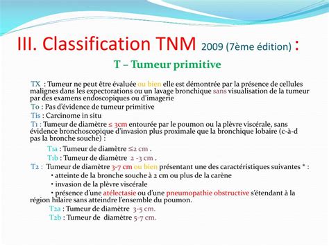 Ppt Imagerie Du Cancer Bronchique And Classification Tnm Powerpoint