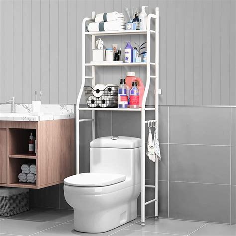 JOCHER 3 Tier Over The Toilet Storage Rack Multifunctional Bathroom