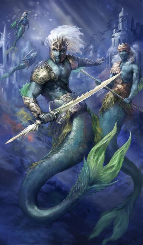 Triton Merman by Herckeim on DeviantArt