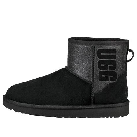 (WMNS) UGG Classic Mini sparkle 1098452-BLK-KICKS CREW