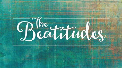 The Beatitudes