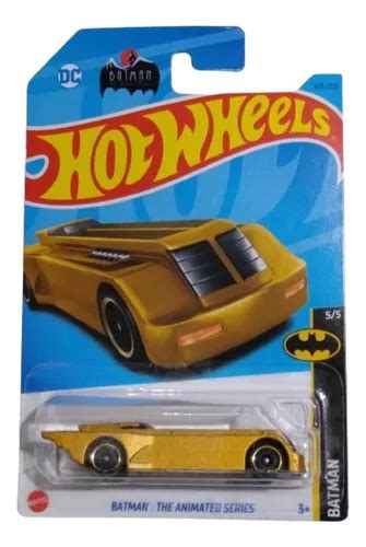 Hot Wheels Batman Series Animadas Batimovil Dorado Mercadolibre