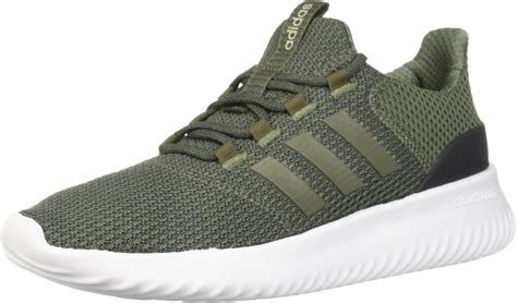 Adidas Mens Cloudfoam Ultimate Running Shoe Base Greencarbon 14 M Us Amazonca Clothing