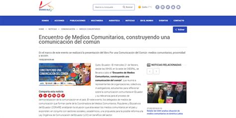 Encuentro De Medios Comunitarios Construyendo Una Comunicación Del