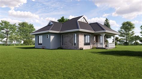 A Lovely Three Bedroom Bungalow House Plan - Muthurwa.com