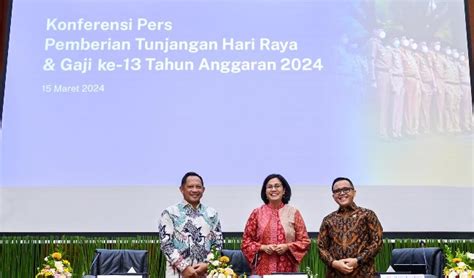 Pemerintah Umumkan Pemberian THR Dan Gaji Ke 13 Tahun 2024 Ini Yang