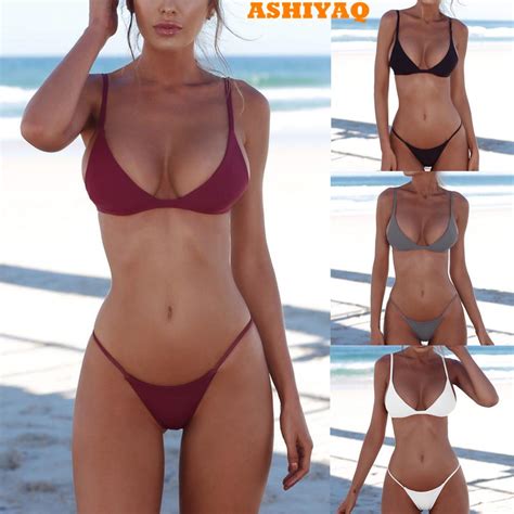 Buy Women Sexy Bandage Bikini Set Push Up Brazilian Style Swimsuit At