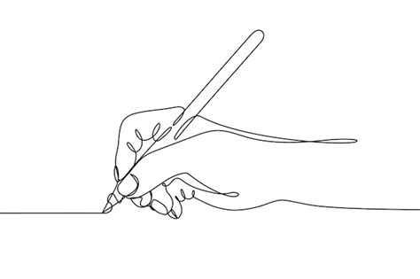 Premium Vector | Hand writing continuous line drawing