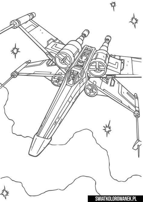 Statek Powietrzny Star Wars Darmowe Kolorowanki Do Druku