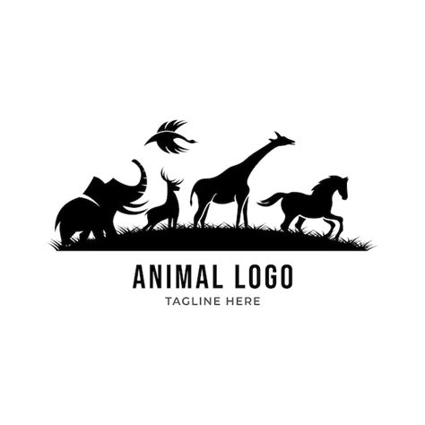 Premium Vector | Animal Conservation Logo design Wildlife Safari Logo ...