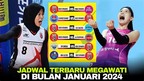 Jadwal Megawati Terbaru Januari Di Liga Voli Korea Youtube