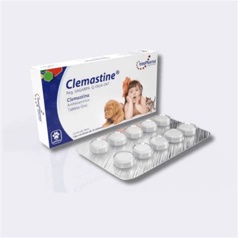 Clemastine Caja Con Tabletas Antihistam Nico Animestic Net