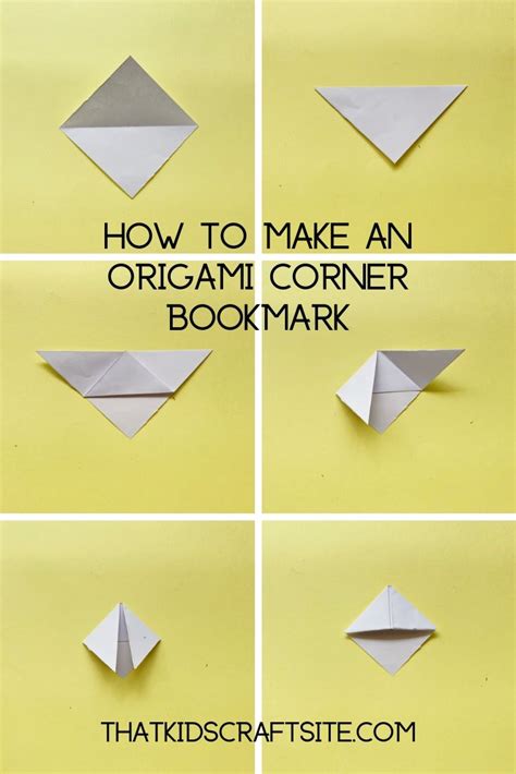 Step By Step Origami Corner Bookmark Printable Instructions – Jadwal Bus