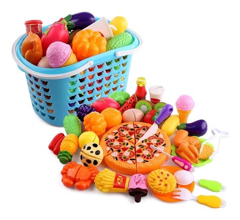 Kit Frutas Brinquedo Cesta Pcs Cozinha Educa O Infantil Mercado Livre