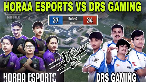 Horaa Esports Vs Drs Gaming He Vs Drs Intense 4v4 Tdm Match Clash