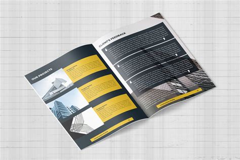 Construction Company profile Design Template :: Behance