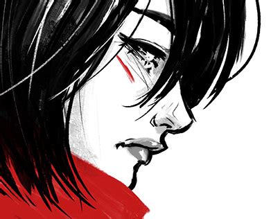 Eren X Mikasa Fanart Projects :: Photos, videos, logos, illustrations and branding :: Behance