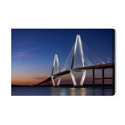 Obraz Na Płótnie Most Arthur Ravenel Jr Bridge Usa 30x20 Inna marka