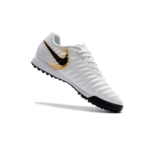 Chuteira NIKE Tiempo Legend 7 Academy Society Branco Dourado