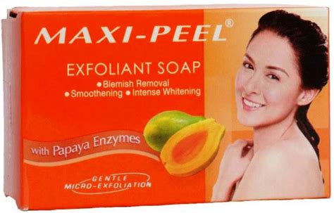 Buy Maxi Peel Exfoliant With Papaya Whitening Soap G Pack Of