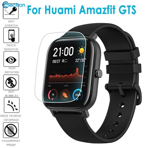 1pc Full Cover Clear Soft Pet Screen Protector Film For Huami Amazfit