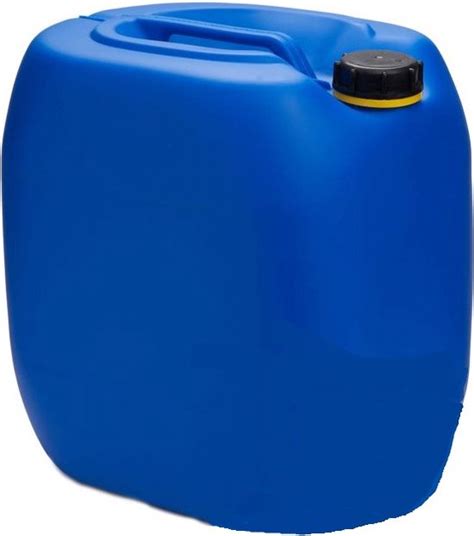 5x Jerrycan Blauw 30 Liter Met Dop Stapelbaar UN X Food Grade