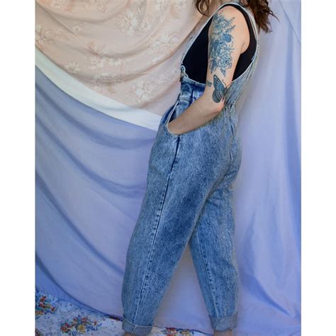 80’s Vintage High Waisted Jeans Acid Wash “mom Depop