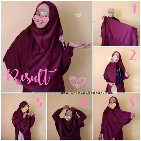 Cara Memakai Hijab Segiempat Lebar nan Simpel ala Saya - IstanArina I ...