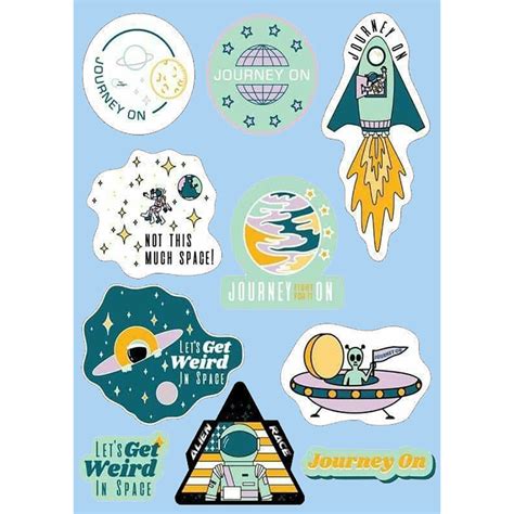 Jual Stiker Aesthetic Astronaut Stiker Aesthetic Deco Planner Album