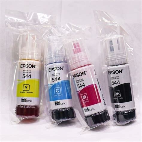 Tinta Epson Original T544 Kit X4 Pack L110 L3110 L3150 L5190 Cuotas