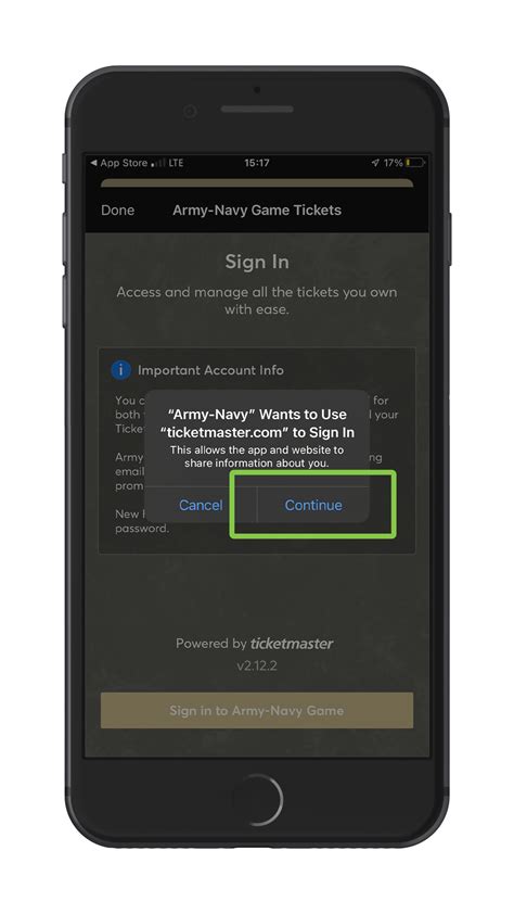 Mobile Tickets - Army-Navy Game — Army Gameday