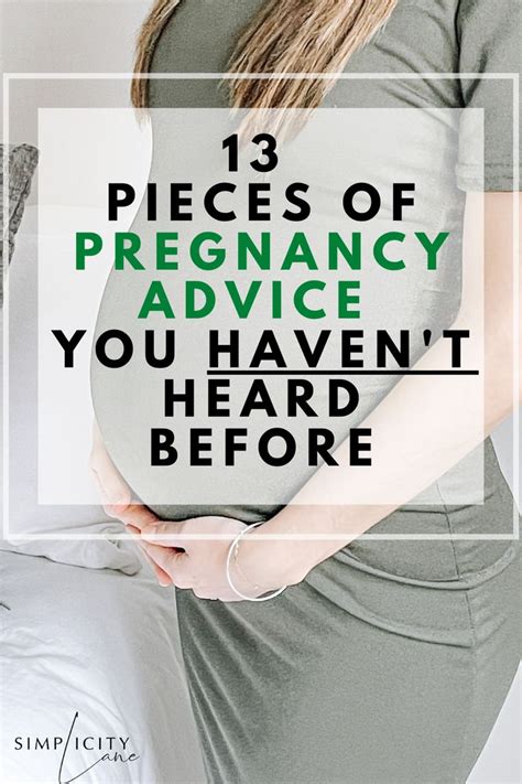 13 Essential Pregnancy Tips