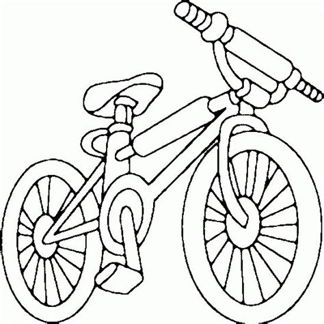 Bicicleta Simple Para Colorear Imprimir E Dibujar Coloringonlycom