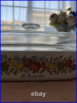 Rare Vintage Corning Ware Spice Of Life Le Romarin A B Vintage