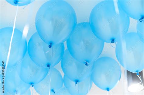 blue balloon party concept background element stock photo adobe stock