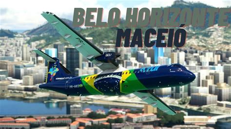 Asobo ATR 72 600 Voo de Belo Horizonte a Maceió Azul Linhas Aéreas