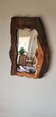 Buy Handmade Live Edge Mirror Made To Order From Woodworking