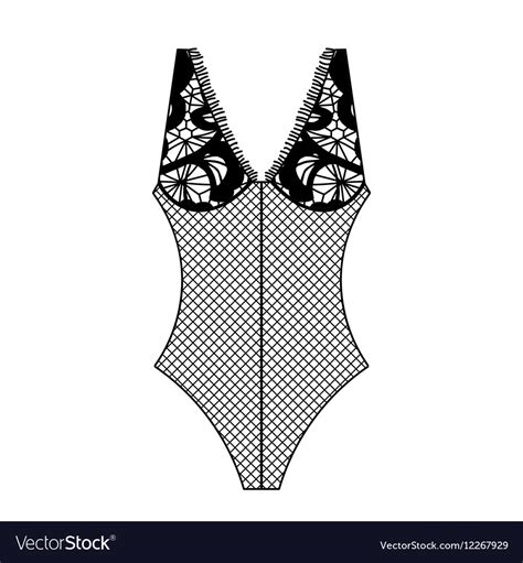 Body Lingerie Royalty Free Vector Image VectorStock