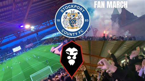 Fan March Limbs As County Are Held To Stalemate Stockport County Vs