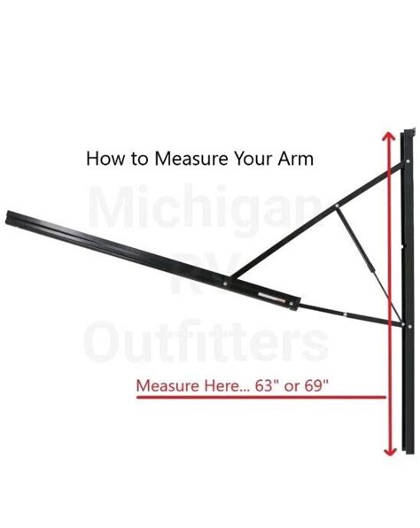 Oem Lci 31 58 Replacement Pitch Arm For Lippert Solera 69 Rv Awning