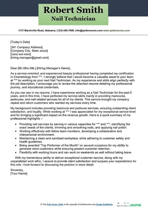 Cover Letter Examples 2023 Free Download