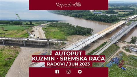 Radovi na autoputu Kuzmin Sremska Rača jun 2023 Vojvodinauzivo