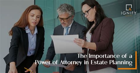 Power Of Attorney Key Role In Estate Planning