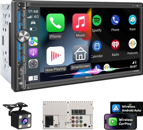 Amazon Qook 7012B 7 Inch Stereo Touchscreen Double Din Radio With