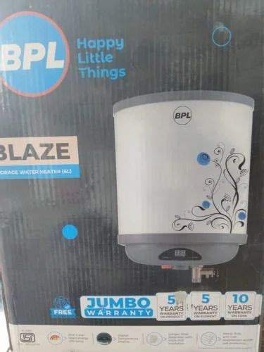 6 Litres 6L BPL Blaze Water Heater 4 Star 1000 Watts At Rs 7999 Piece