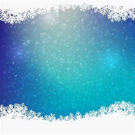 Premium Vector | Winter snowy colorful background